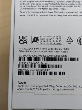 iPhone 14 Pro 128GB Space Black