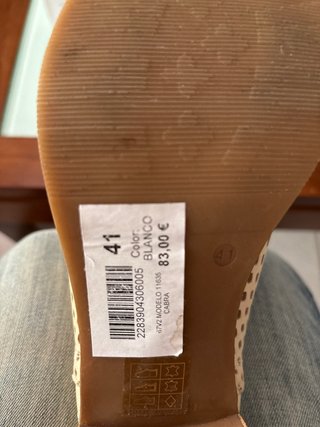 Botín Paula Urban Beige Talla 40