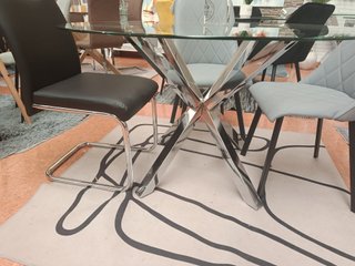 Mesa Comedor Cristal Templado 120cm