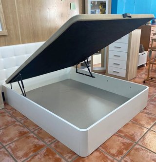 Base Cama Canapé Abatible Negra