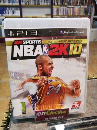 Videojuego Ps3 nba 2k10