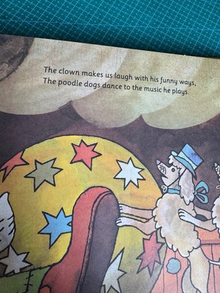 Libro pop up illustrato Inglese Circus