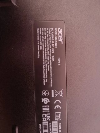 Acer Nitro 5 para piezas