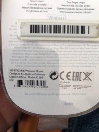 Apple Magic Mouse Blanco