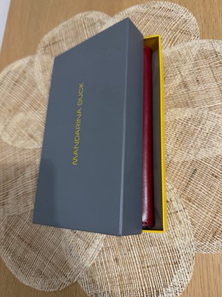 Cartera Mandarina Duck Roja piel