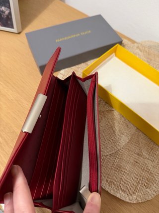 Cartera Mandarina Duck Roja piel