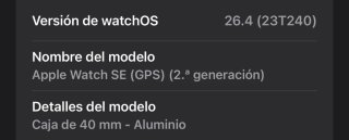 APPLE WATCH SE (GPS) 2ª generación