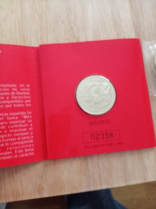 Moneda Plata 12€ España 2002 UE