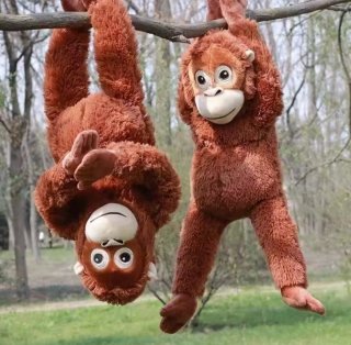 Peluche Orangután GRANDE (XXL) "Mono Punch" Nuevo!