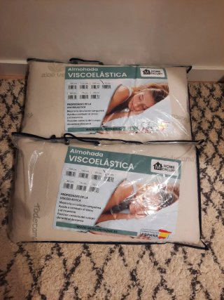 2 Almohadas Viscoelásticas 75 cm