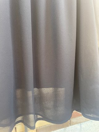 Blusa elegante negra con volantes y encaje NUEVA