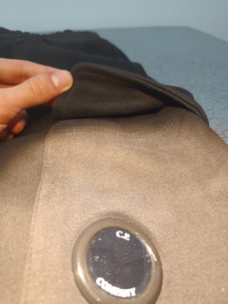 C.P. Company Pantalón Cargo Negro Hombre