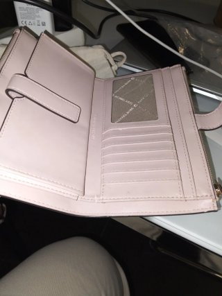Cartera Michael Kors Auténtica Beige/rosa