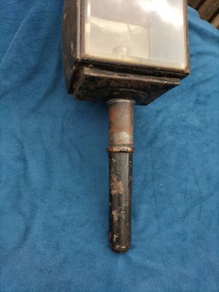 Farol antiguo coche caballos
