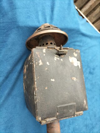 Farol antiguo coche caballos