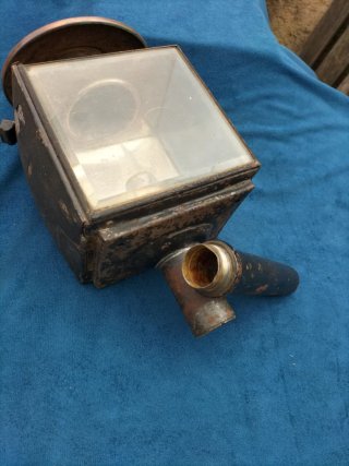 Farol antiguo coche caballos