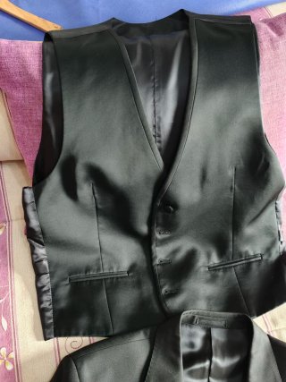 Traje Novio Talla L Negro 1 Puesta