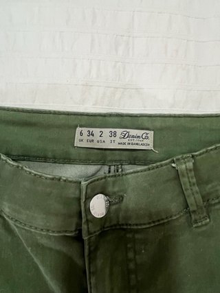 Pantalón cargo verde talla XS