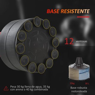 Saco de Boxeo de Pie con Bola de Velocidad