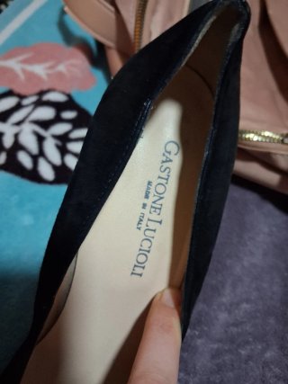 Zapatos Gastone Lucioli Talla 39.5 Negros