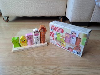 Juguete de madera para niños 1-3 años