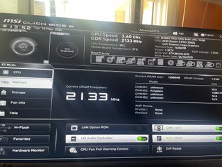 MEMORIA RAM KINGSTON HYPER FURY 16 GB DDR4 2133MHz
