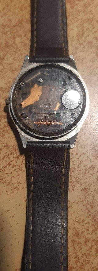 Orologio Vintage al Quarzo Genuine Leather