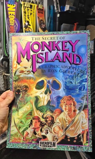 Poster A3 Monkey Island, Maniac Mansion Lucasfilm.