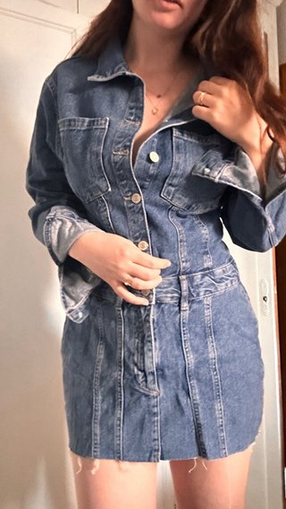 Vestido vaquero Zara
