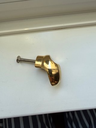 Tiradores dorados para puertas (8 unidades)