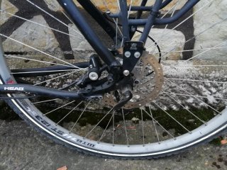 Bicicleta HEAD Paseo Negra cambio XT.talla l.