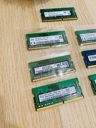 Lote x7 Lote 8GB RAM DDR4 3200 MHz Portátil PC4