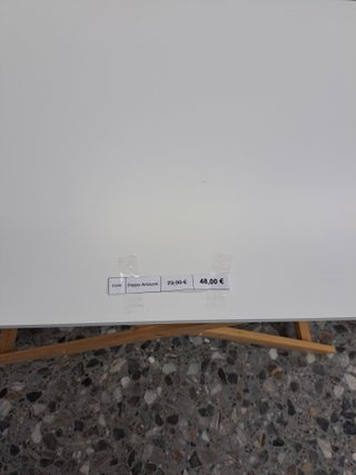Mesa plegable ajustable bambú MDF 70x105 Relaxdays