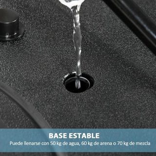 Canasta de Baloncesto con Ruedas Altura Ajustable