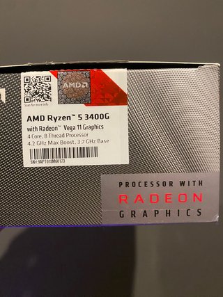 Procesador AMD Ryzen 5 3400G