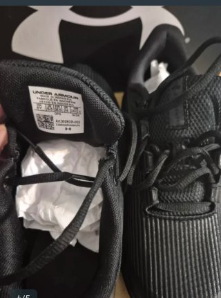 Zapatillas Under Armour Negras Nuevas