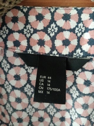 Abito H&M fantasia geometrica