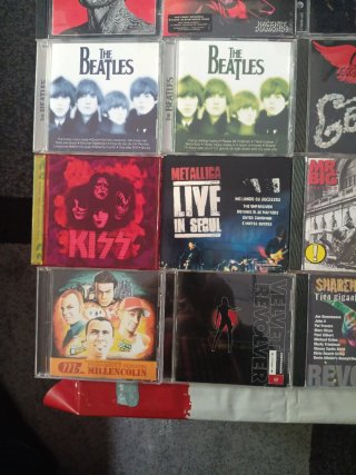 Lote 20 CDs Rolling Stones,Beatles,Kiss,Metallica.