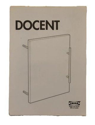 Librería IKEA Docent 98x40x178 con puertas