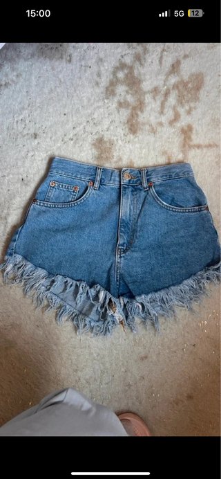 Shorts vaqueros Pull&Bear talle alto