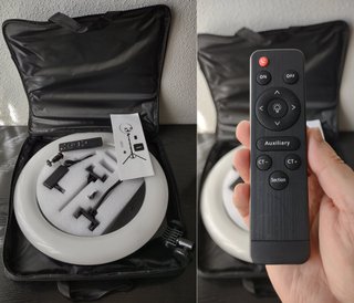 Trípode 190cm, Anillo LED 40W Profesional C. remot