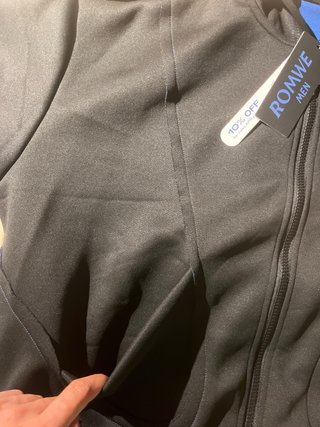 Sudadera Romwe con cremallera
