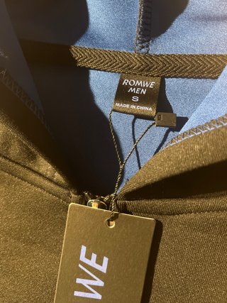 Sudadera Romwe con cremallera