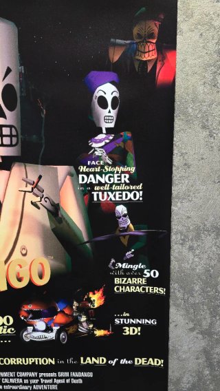 Grim Fandango LucasArts Poster PVC 70x50cm