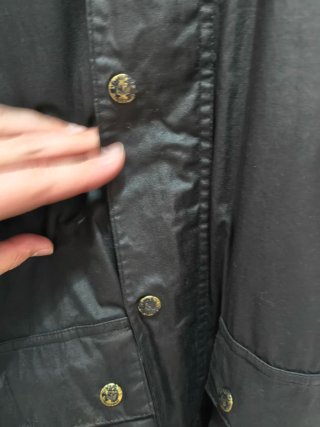 Chaqueta barbour Springfield Negra