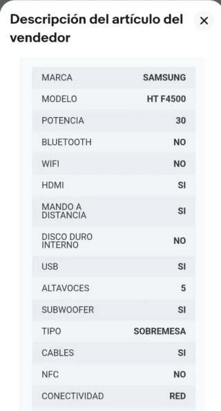 Home Cinema Samsung Blu-ray 3D, modelo HT F4500