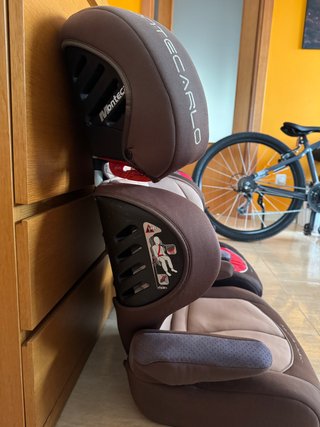 Silla Coche Jane Montecarlo Roja/Marrón