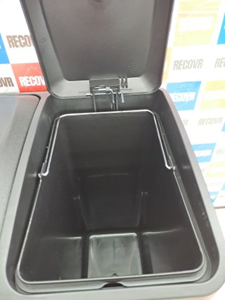 Cubo reciclaje 3×15 L pedal metálico – Songmics