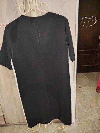 Vestido Mango Negro Talla m