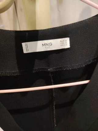 Vestido Mango Negro Talla m